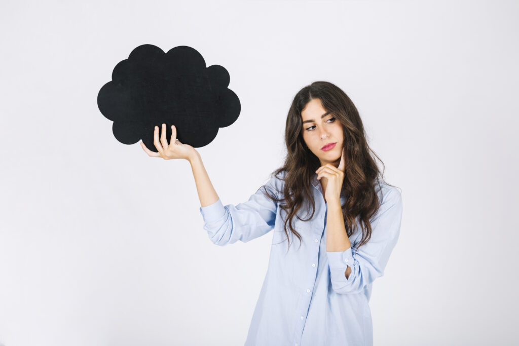 thoughtful-woman-with-speech-balloon