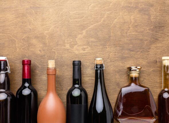 top-view-mix-alcohol-bottles